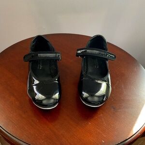 Girls Black Pattened Leather Tap Shoes Size 1by Freestyle